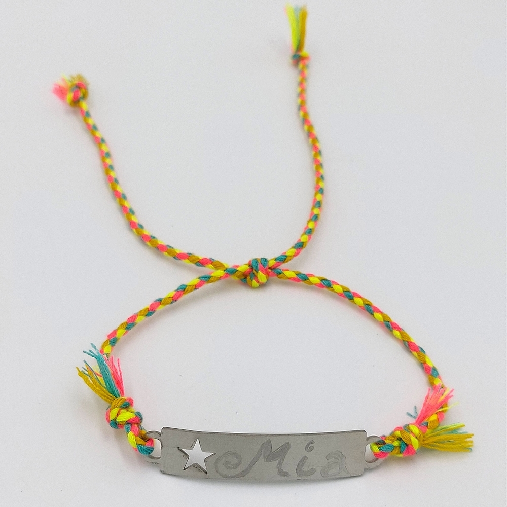 🆕 Custom Name Engraved Stainless Steel Bracelet